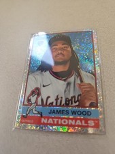 2025 Topps Heritage James Wood Silver Sparkel 