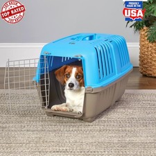 Durable Hard-Sided Pet Carrier Easy Assembly Portable Travel Accessory 1-Door