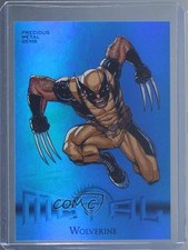 2024 Skybox Marvel Metal Universe Avengers Retro PMG Blue 8/50 Wolverine 9or