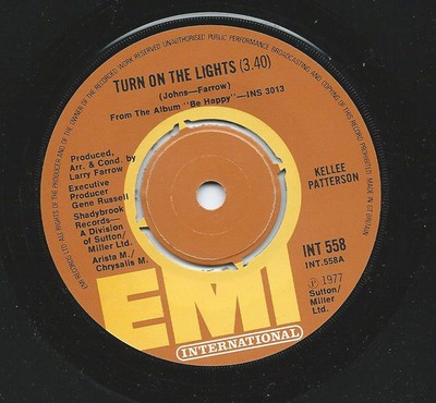 Kellee Patterson - Turn On The Lights (7'', Single)