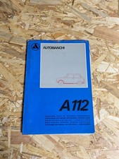 AUTOBIANCHI A112 CATALOGO PARTI RICAMBIO USATO ORIGINALE