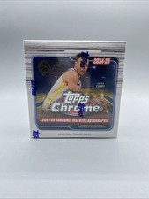 2024-25 Topps Chrome Basketball Factory Sealed Mega Box
