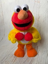 Sesame Street Chicken Dance Elmo Plush Toy One Size Yellow Red