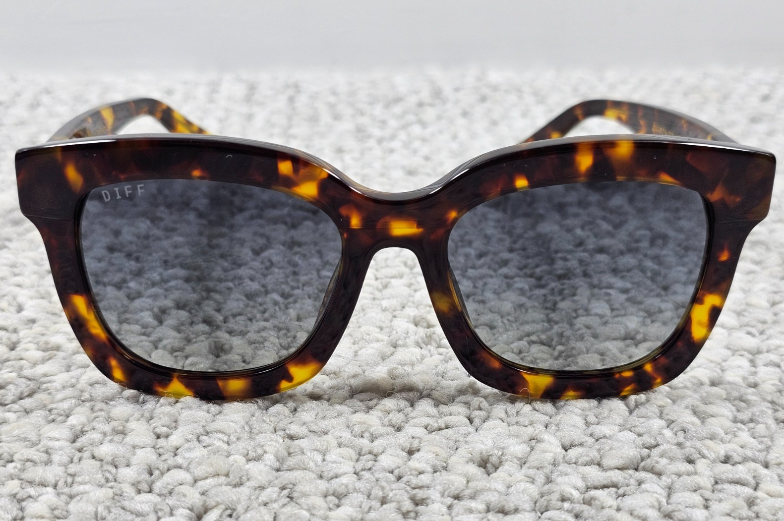 Diff Eyewear Carson Tortoise Plastic Frame Polari… - image 1