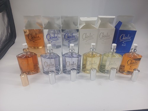 (Lot of 6) Charlie Gold White Silver 3.3 oz EDT Spray Perfume for Women Assorte - Picture 9 of 9