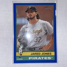 2025 Topps Heritage Blue Parallel #149 Jared Jones