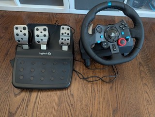 Logitech G29 Driving Force Racing Wheel & Floor Pedals PS5 PS4 PC Tested