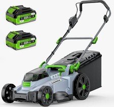 Cordless Lawnmower, ETOOLAB Lawnmower with Brushless Motor up to 500m², 43cm Cut