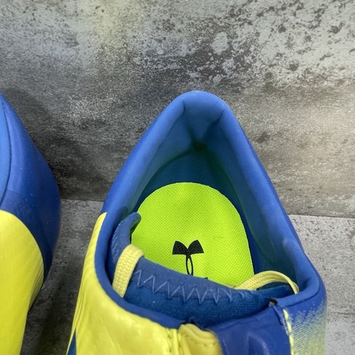 Under Armour Spotlight FG Herren Fußballschuhe UK 10,5 Firm Ground gelb blau - Bild 14 von 23