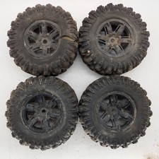 One Blown Traxxas X-maxx 15 Monster Truck Tires 24mm Hex Wheels Used