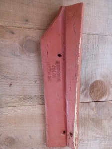 Ludowici 13″ Span S L Det Gable Rake Clay roof tile 19 items per box. 2 boxes av