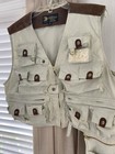 Vintage Olympic OLM International Fly Fishing Vest, Size XL — photo 2