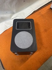 John Lewis Aria 11 DAB/FM Bluetooth Radio Black Wood Effect For Spares Or Repair