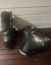 Riedell Wave Roller Skates Black Riedell Indoor Men  s Size 8 Adult Skates