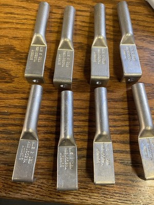 Burndy YS3C N50 #3 STR 600V Hylink Copper Butt Splice, 90 degree 1 hole lot of 8