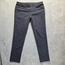 Lululemon Pants Mens 36X32 Gray Slim Straight ABC Warpstreme Commuter Travel