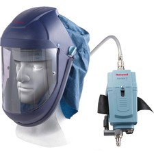 Air Fed Mask Honeywell DMAK-0023E Airvisor 2 MV Chemical Kit & 10 Tear off Visor