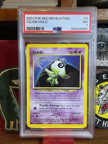 Celebi (Unlimited) graded PSA 7 for sale on eBay