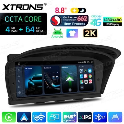 Display Screen for BMW E60/E61/E90/E91/E92/E93 CCC Android 14 4+64G CarPlay 4G