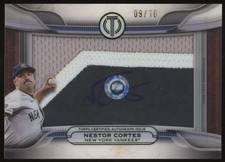 2025 Topps Tribute Prime Patch Auto Relics /10 Nestor Cortes #PPA-NC Patch Auto