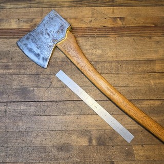 Vintage Jersey Axe • 3¾LBS 33" AMERICAN HICKORY Original Profile ☆Antique Axes