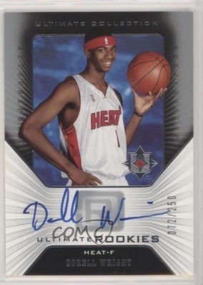 2004-05 Ultimate Collection Rookies 72/250 Dorell Wright #144 Rookie Auto RC 0c2