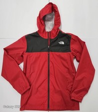 The North Face Jacket Youth X Large 18/20 Black Red DryVent Rain Coat Shell Xl