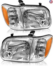 AS Headlight Assembly Compatible with2005 2006 Toyota Tundra Double/Crew Cab