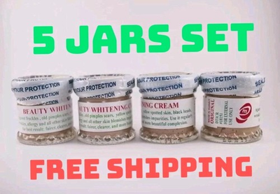#ad 5 Jars Of Dalfour Cream Red M $90.00