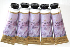 Set of 5 Bath Body Works Vanilla Ease Shea Butter Hand Cream Mini Travel New