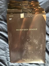 x6 Talbots Microfiber Control Top Tights Brown Size B (B)