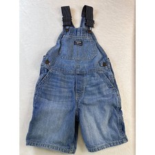 Vitage Oshkosh Overalls size 5T Hickory Stripe Staps