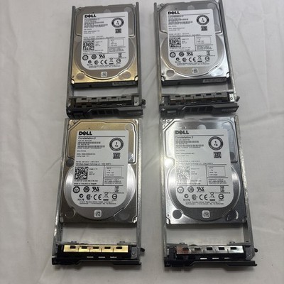 Set of 4 Dell 1TB 7.2K 2.5'' 6G SATA 9KW4J 09KW4J ST91000640NS HDD Hard Drive w/ 