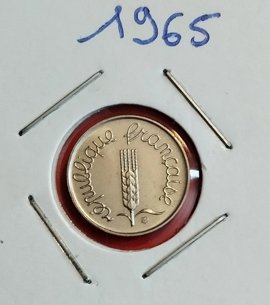 1 centime Epi 1975 Rebord FDC, France pièce de monnaie