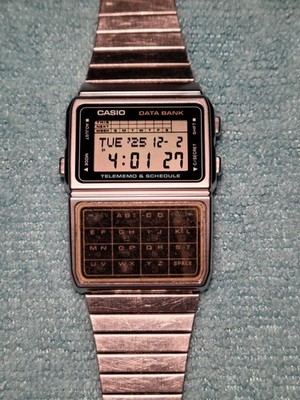CASIO　カシオ　データバンク　DBC-610 Vintage Casio Databank DBC-610 Digital Watch w/ Band - WORKS for