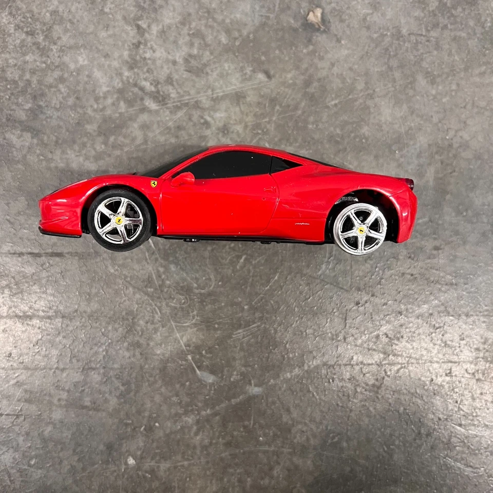 Ferrari 458 Italia Remote Control Toy Car for Kids Battery Powered Red Plastic - Image 3 of 4