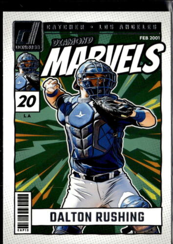 2024 Donruss #19 Dalton Rushing Diamond Marvels Los Angeles Dodgers