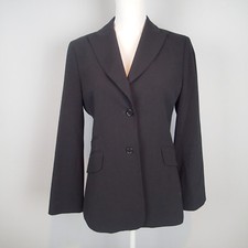 BCBG MAX AZRIA JACKET sz m BLAZER BLACK CAREER F2