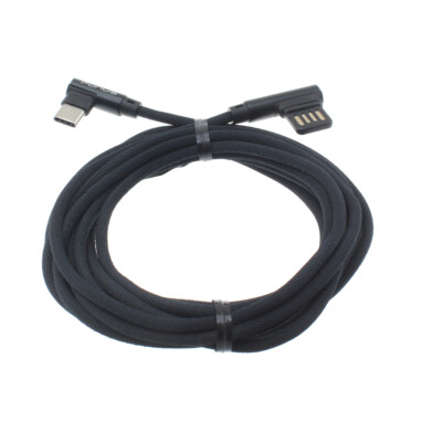 RIGHT ANGLE 10FT LONG TYPE-C USB CABLE USB-C FAST CHARGE CORD For LG & SAMSUNG