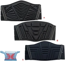 EXPANDABLE LOWER BACK KIDNEY BELT MOTORBIKE MOTORCYCLE CYCLING WARMTH & SUPPORT