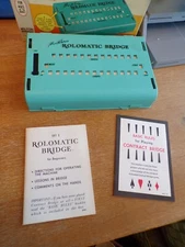 1969 Rolomatic Bridge Machine Set I for Beginners Milton Bradley Co #4940