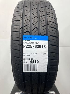 1 Used  Cooper Evolution Tour P225/60R18 2256018 225/60/18 100 H - 7/32