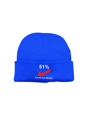 Zeit für eine Wende 51 % AFD Allgemeine Freie Denker  Wintermütze Beanie