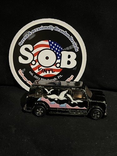 Road Champs 1980s Black Van Seagulls Diecast VG Cond - Picture 4 of 8