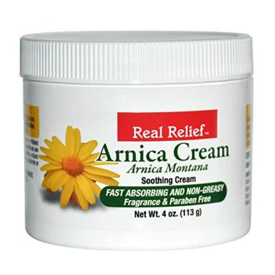 Real Relief Arnica Cream 4 Oz Soothing Cream (Pack of 1) 
