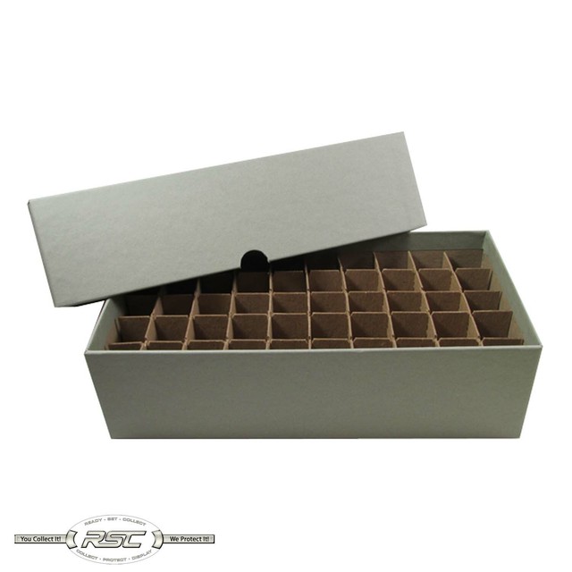 Coin Tube Storage Box by Guardhouse Holds 50 Rolls or Tubes of Dimes