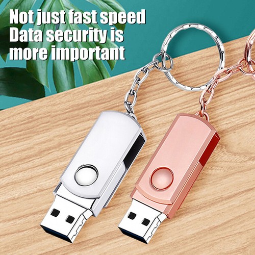 Rotatable Metal USB 2.0 Flash Drives Key Chain Pen Drive Devices For Laptop - Afbeelding 2 van 21
