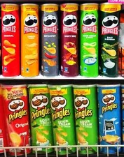 Pringles lay's Limited Edition Potato Chips Empty Can No chip open to offer