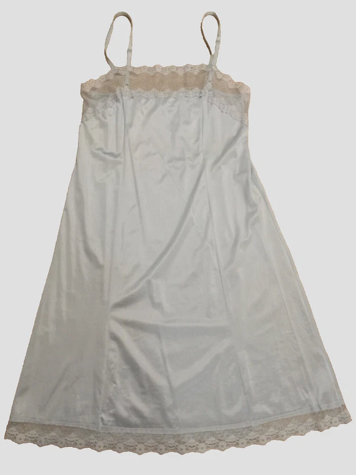 Vintage Sexy Camisón Camisón Chemise Azul Retro Vestido Sin Mangas Bestform 38 Foto 3 de 4