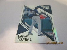 ESTEVAN FLORIAL  2021 PANINI CHRONICLES ELITE ROOKIE BASEBALL CARD #41 FREE SHIP. rookie card picture